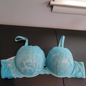 Teal Lace Bra